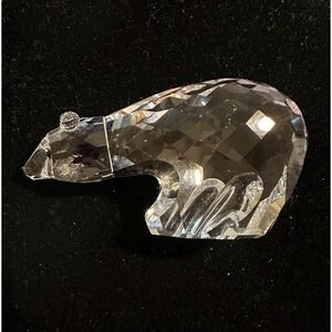 Swarovski Crystal Polar Bear Figurine 3"